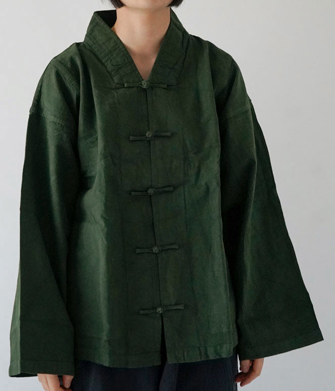 V襟チャイナ厚地S