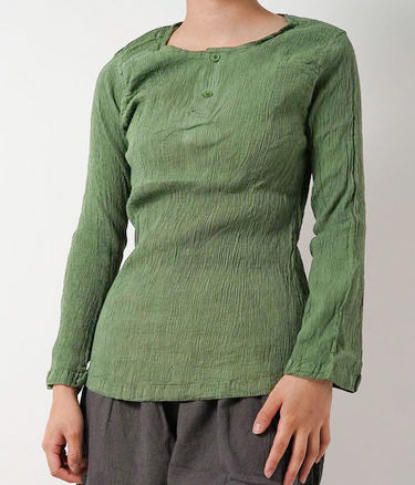 ヘンリープリーツ長袖