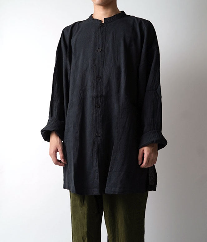 開襟シャツ長袖薄地L