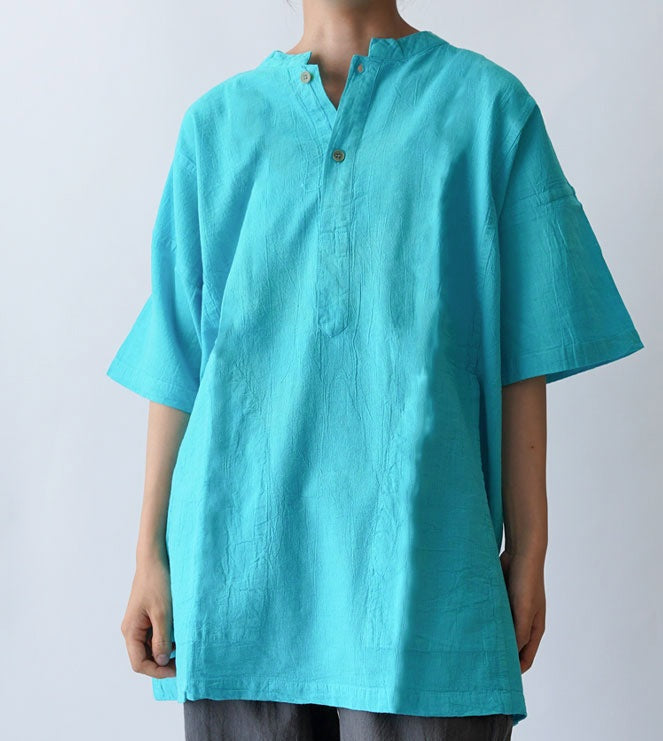 ヘンリーシャツ半袖M