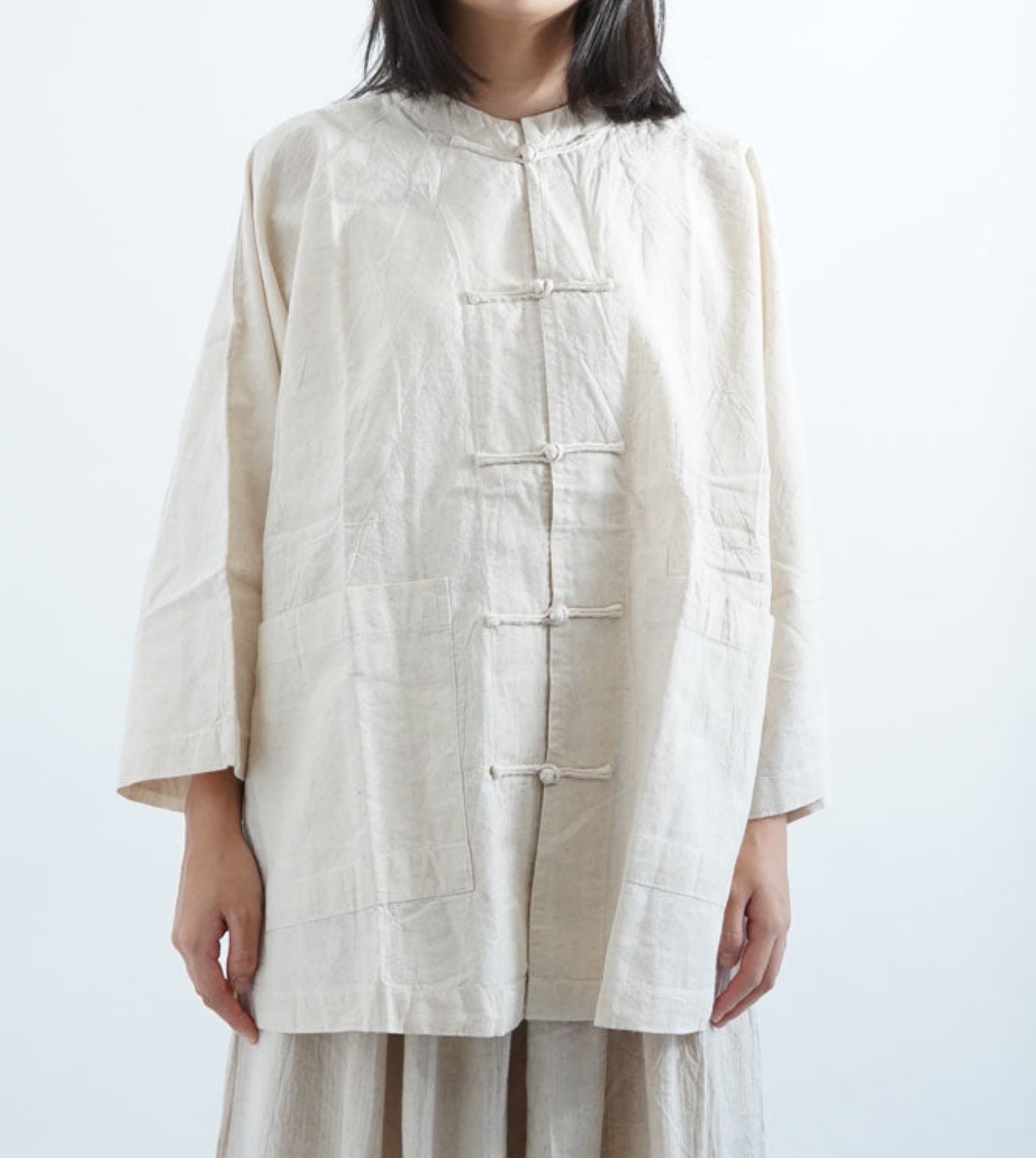 チャイナシャツ薄地M