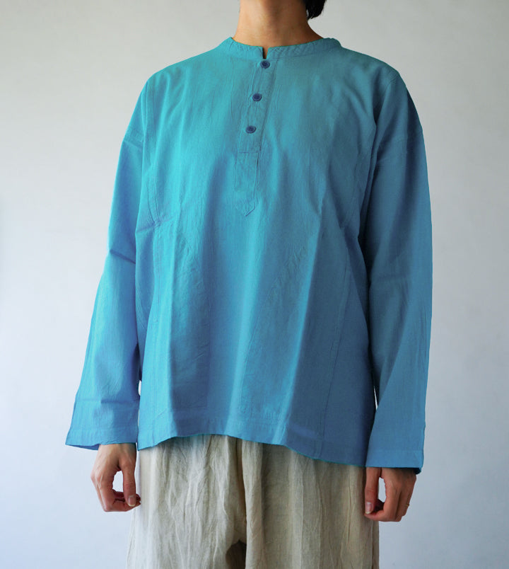 ヘンリーシャツ長袖薄地S