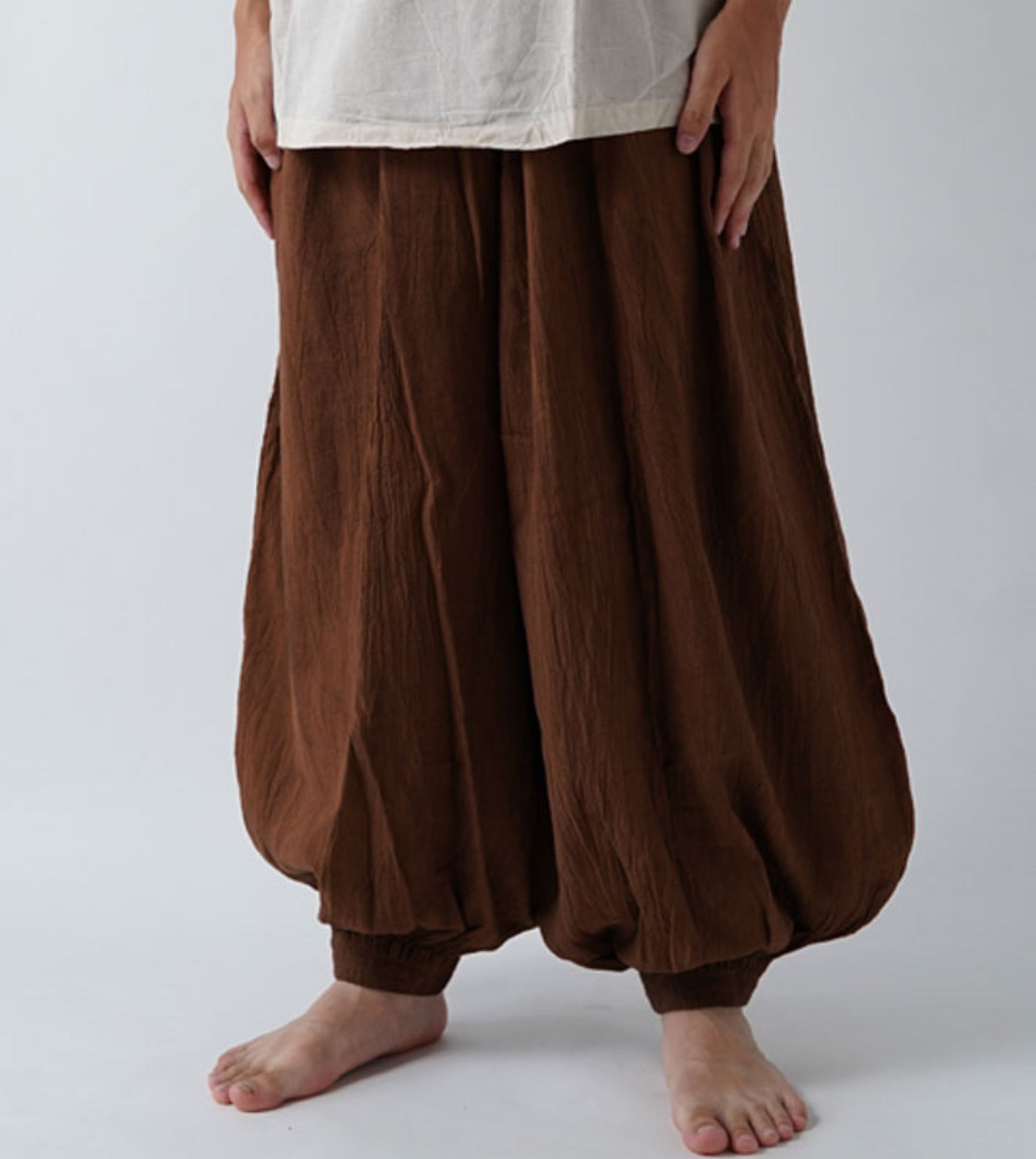 バルーンパンツレギュラーLブロンズ