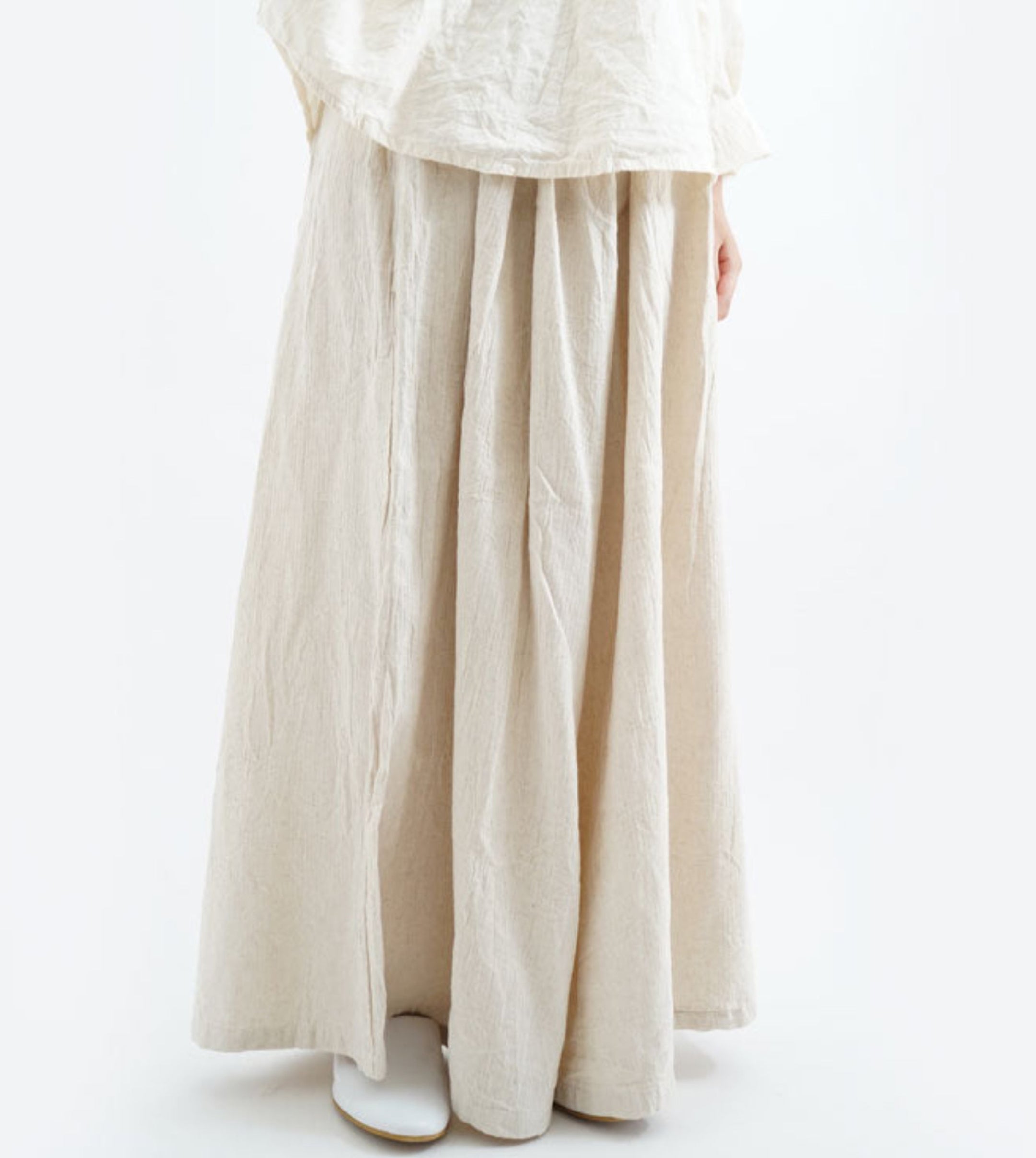 ワイドパンツ厚地L生成