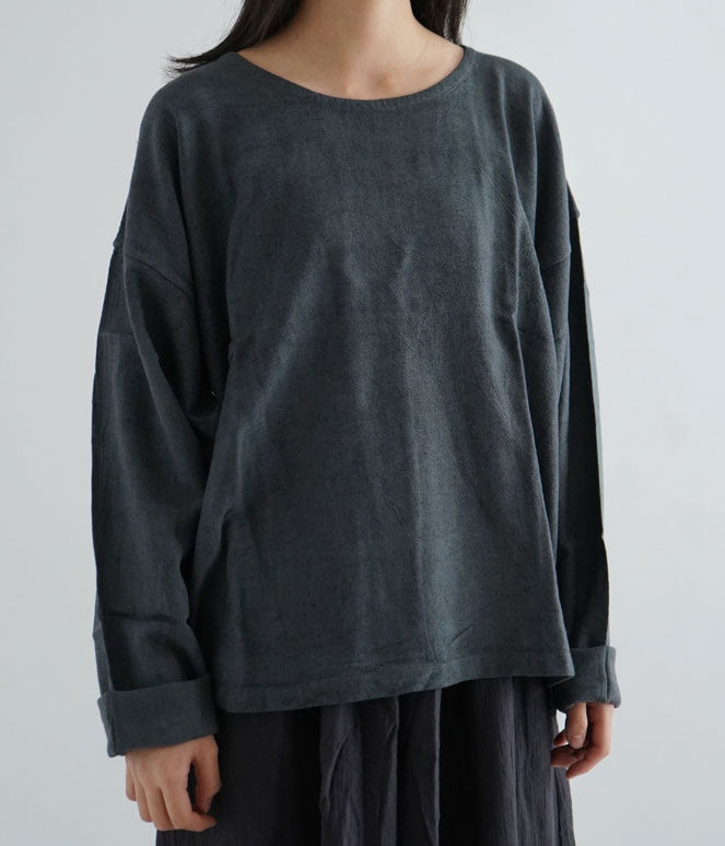 長袖ショート厚地