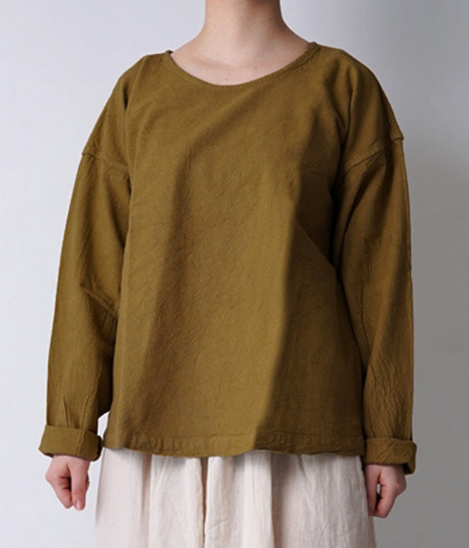 長袖ショート厚地