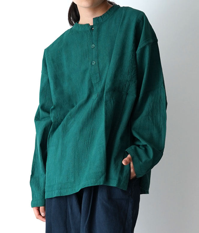ヘンリーシャツ長袖薄地S