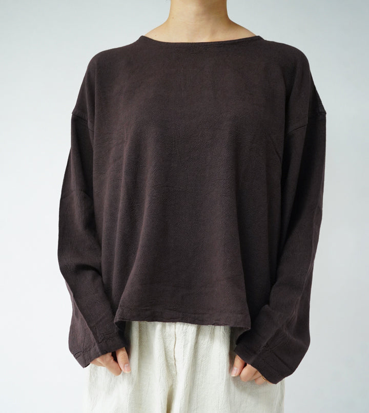 長袖ショート厚地