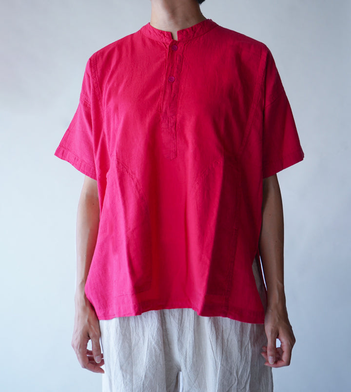 ヘンリーシャツ半袖S