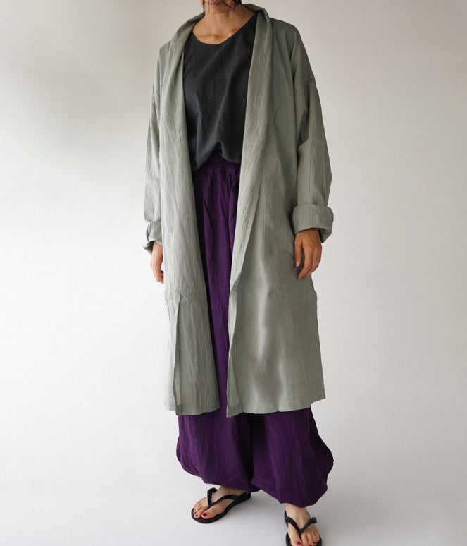 薄衣ロングカーディガン