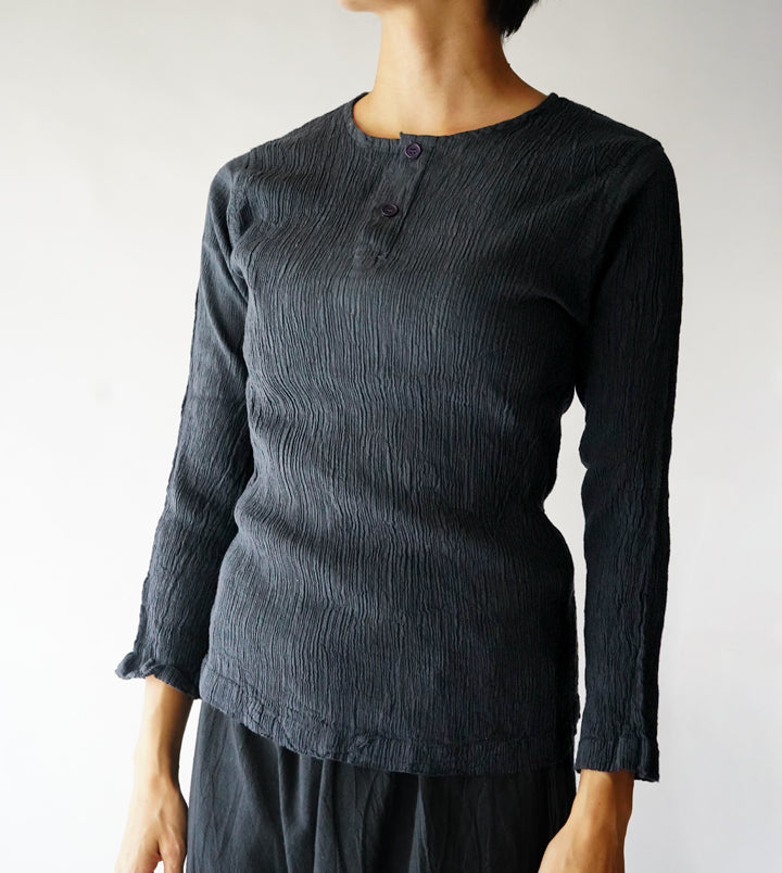 ヘンリープリーツ長袖