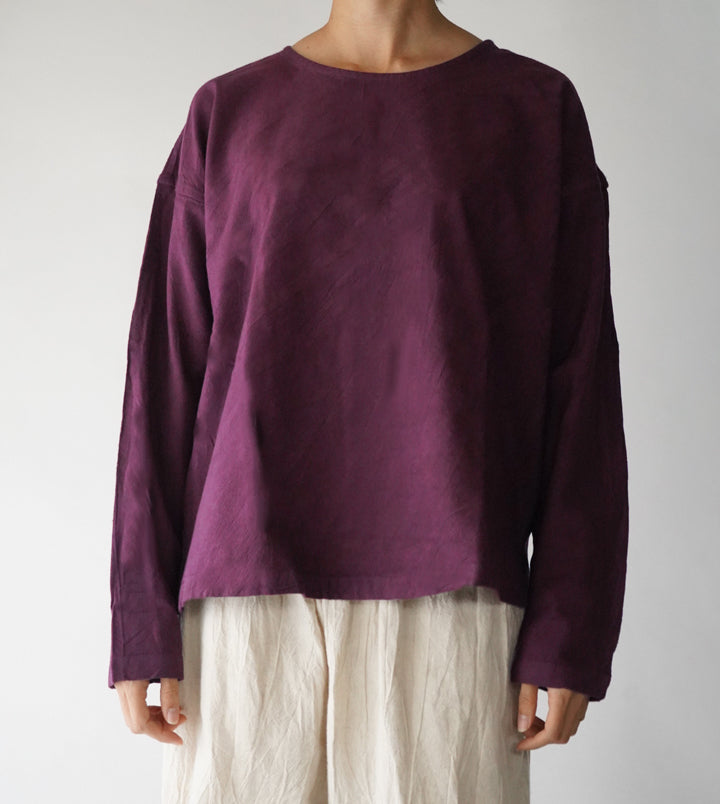 長袖ショート厚地