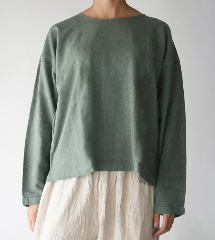 長袖ショート厚地