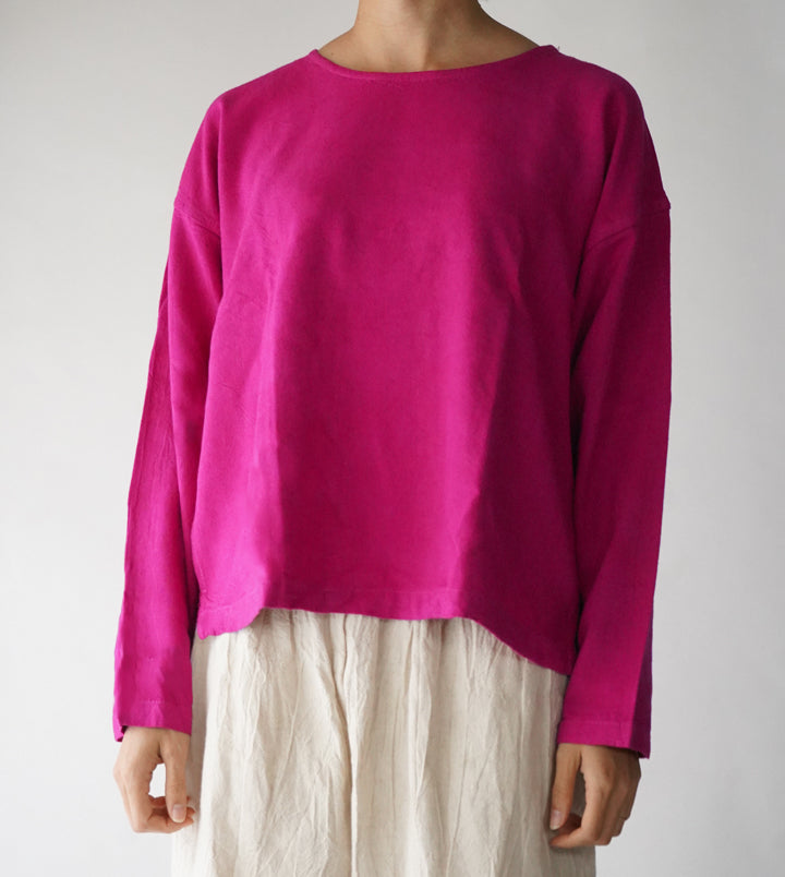 長袖ショート厚地