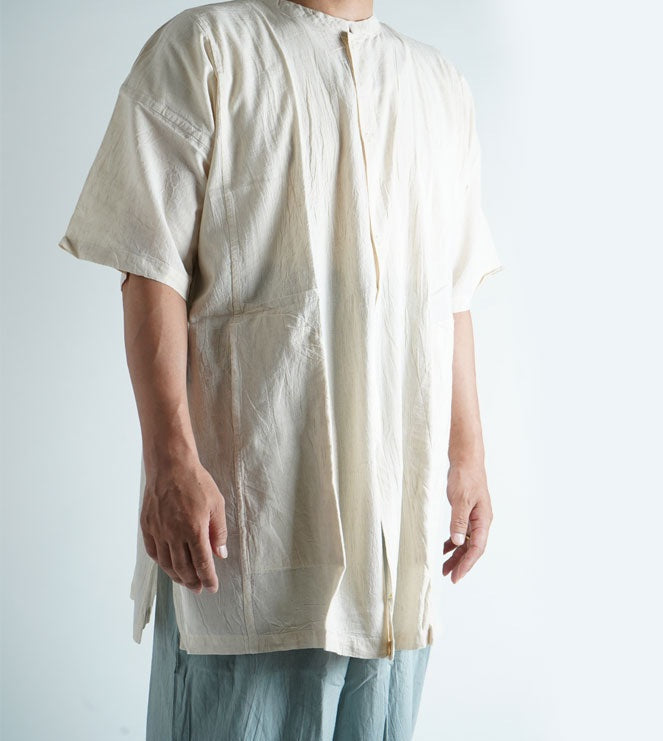 開襟シャツ半袖L