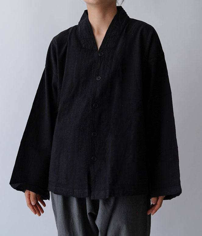 Ｖ襟シャツ薄地S