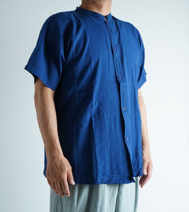 開襟シャツ半袖M