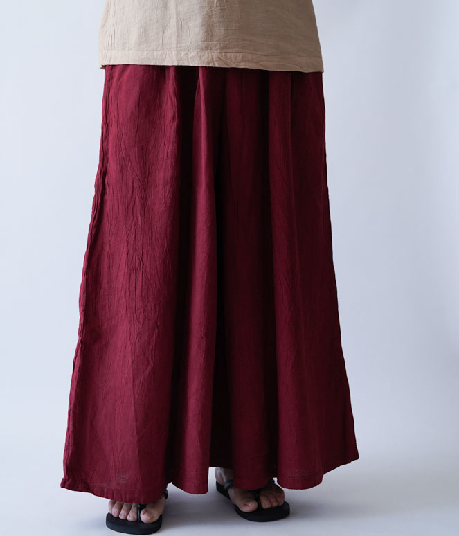 ワイドパンツ薄地L