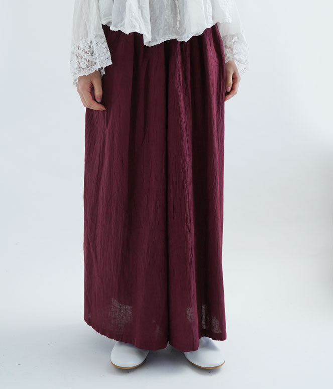 ワイドパンツ薄地L