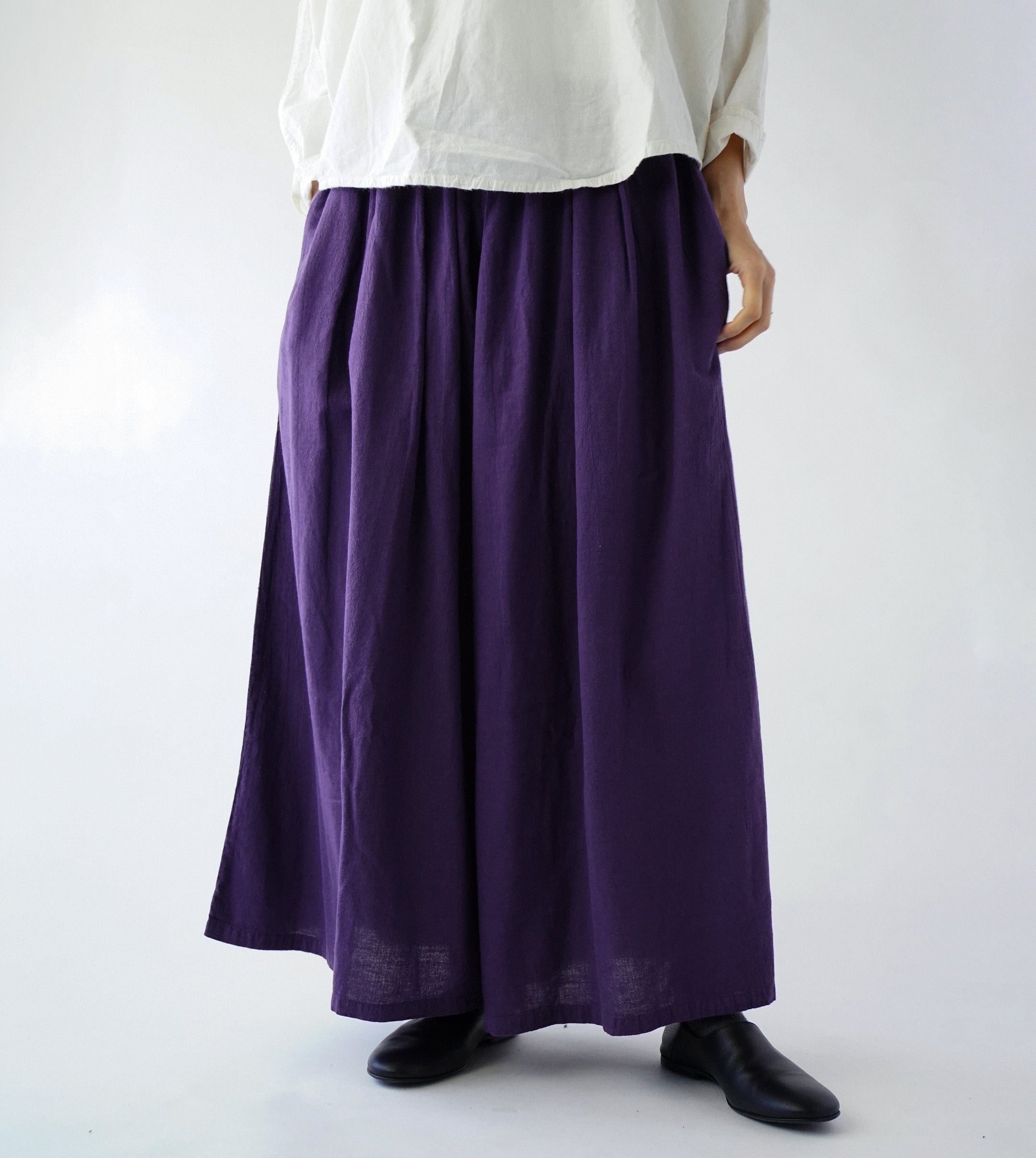 ワイドパンツ薄地L