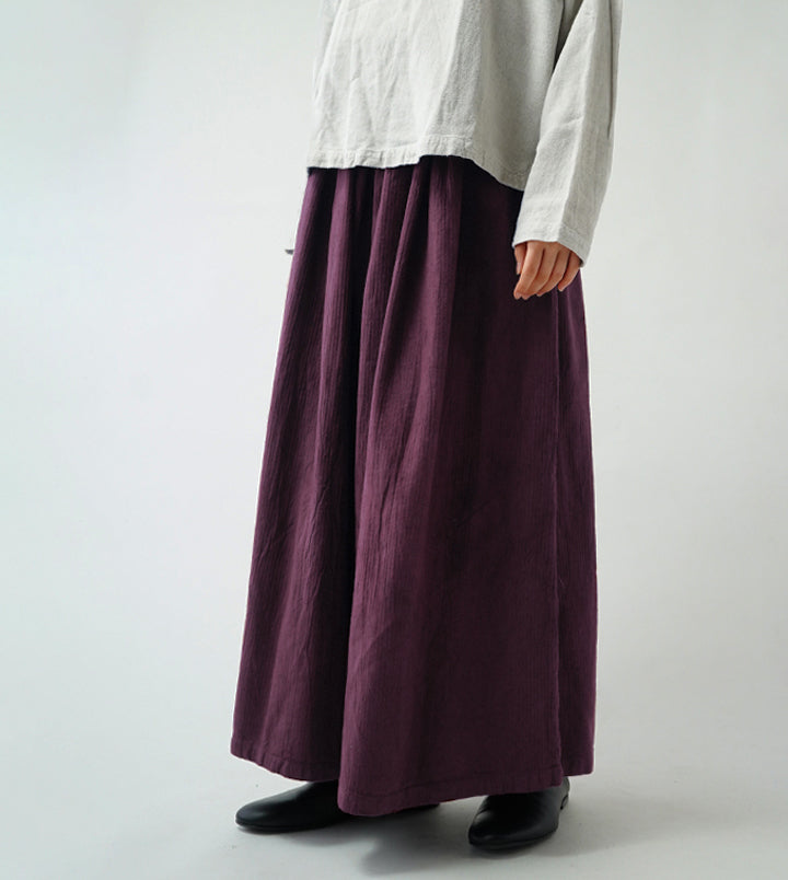 ワイドパンツ厚地M