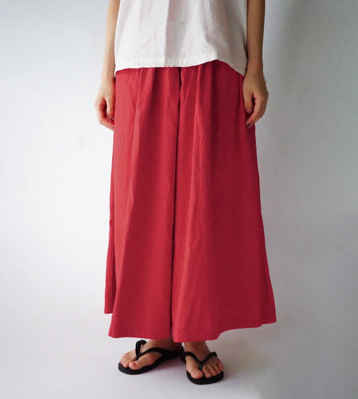 ワイドパンツ厚地M