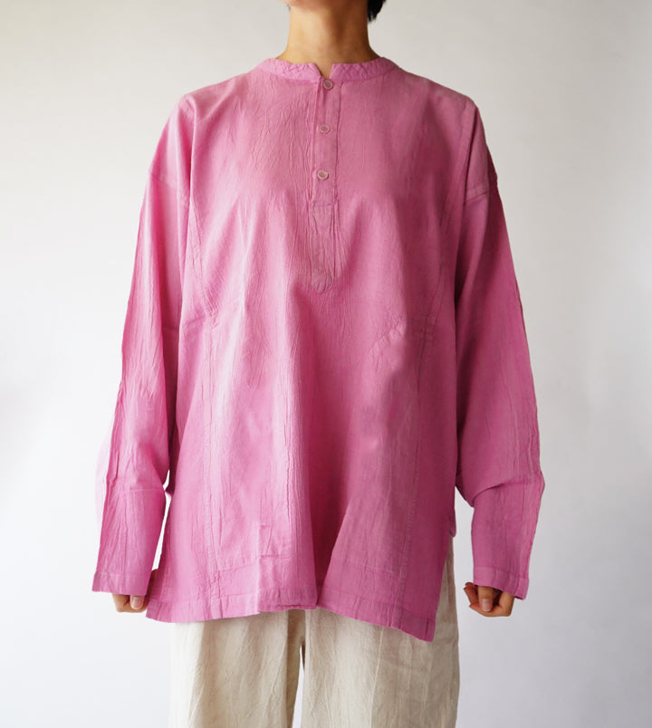 ヘンリーシャツ長袖薄地M