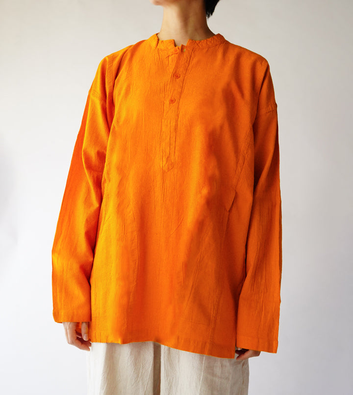 ヘンリーシャツ長袖薄地M