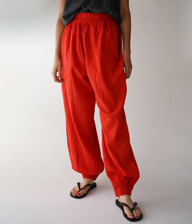 バルーンパンツスリム薄地M