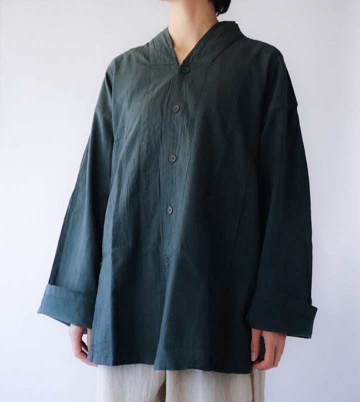 Ｖ襟シャツ薄地M