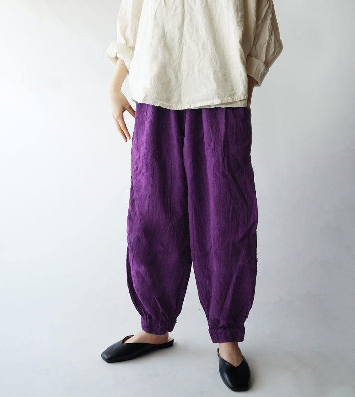 バルーンパンツスリム厚地S