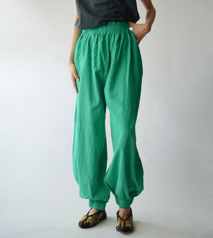 バルーンパンツスリム薄地S