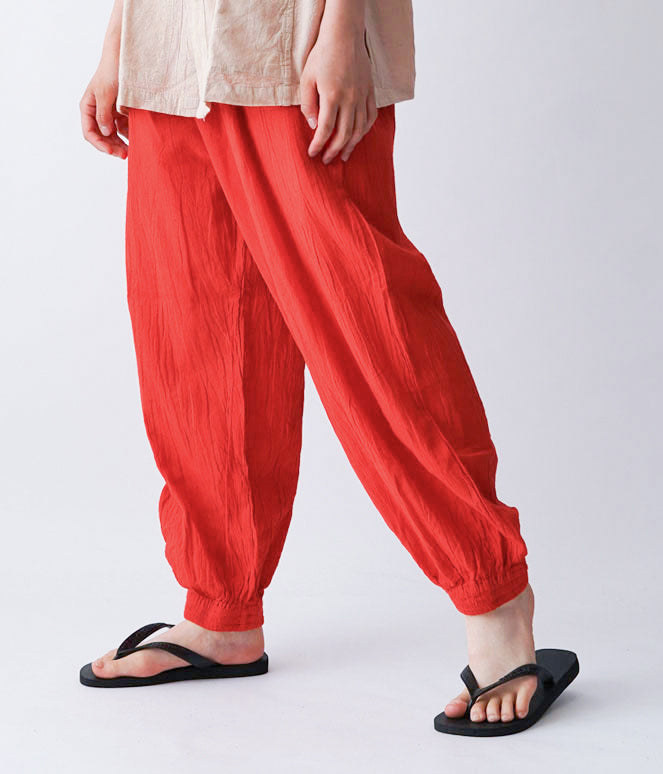 バルーンパンツスリム薄地S