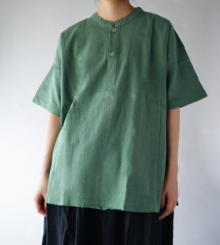 ヘンリーシャツ半袖S