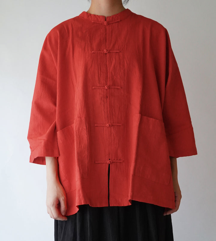 チャイナシャツ薄地S