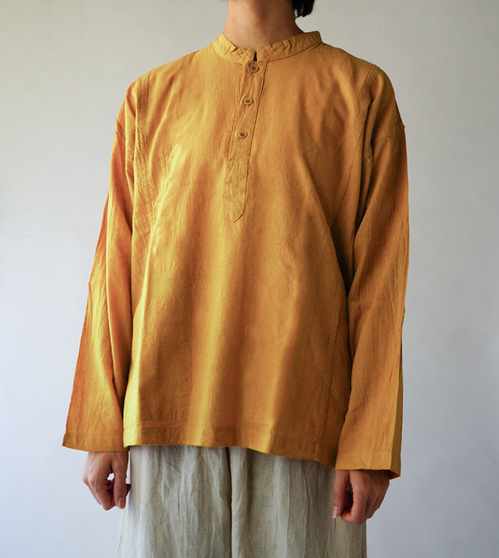 ヘンリーシャツ長袖薄地S