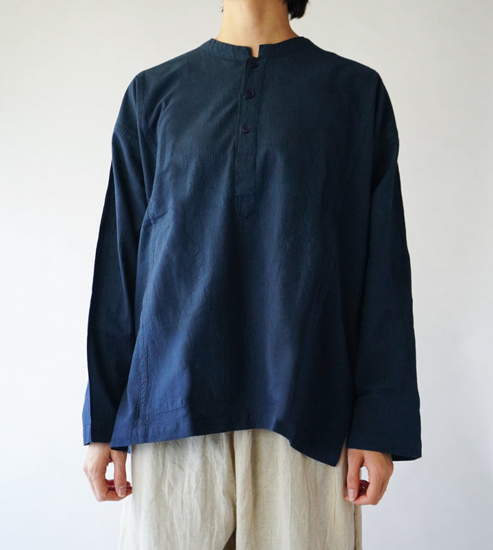 ヘンリーシャツ長袖薄地S