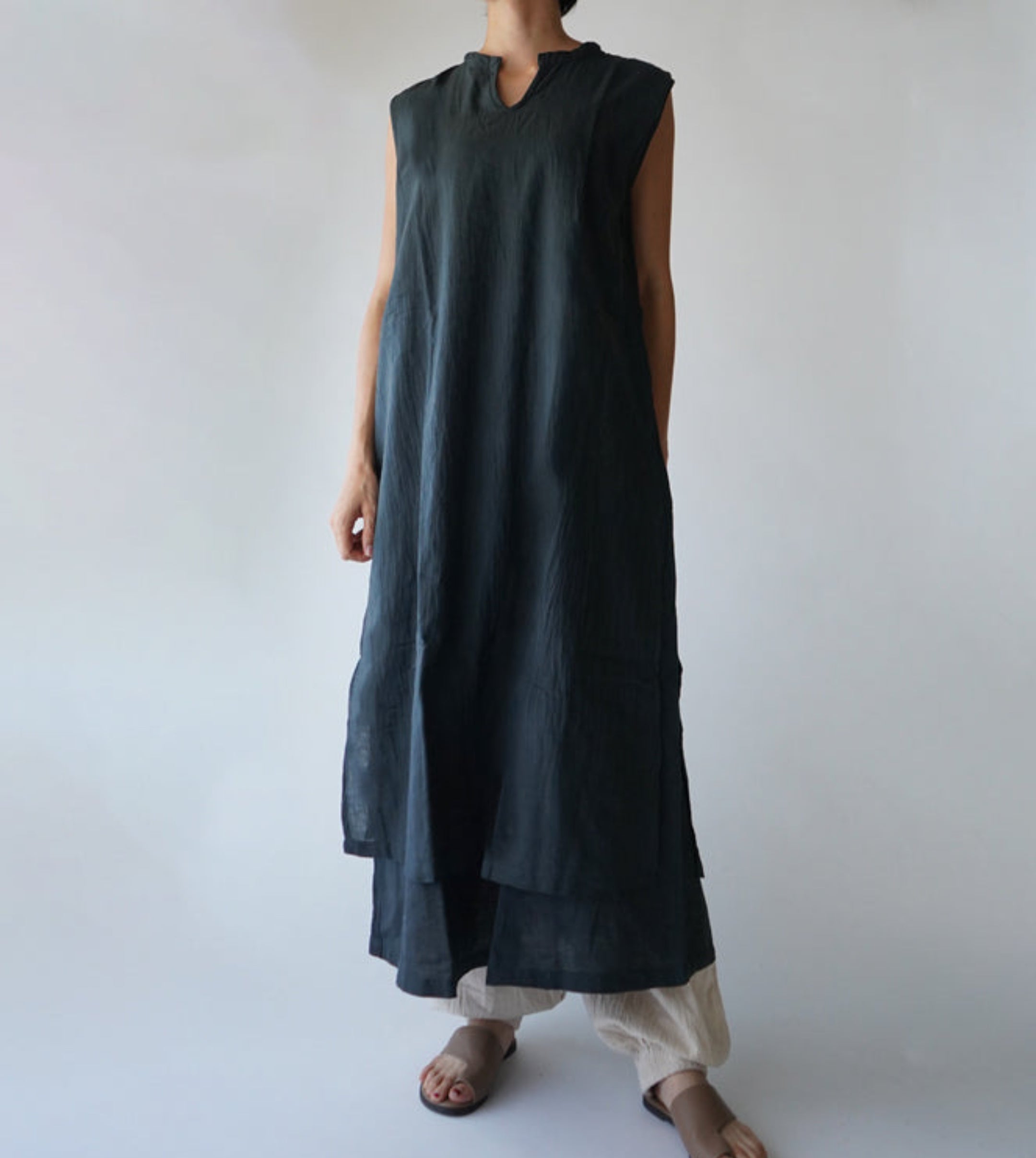 かさねワンピース袖なし