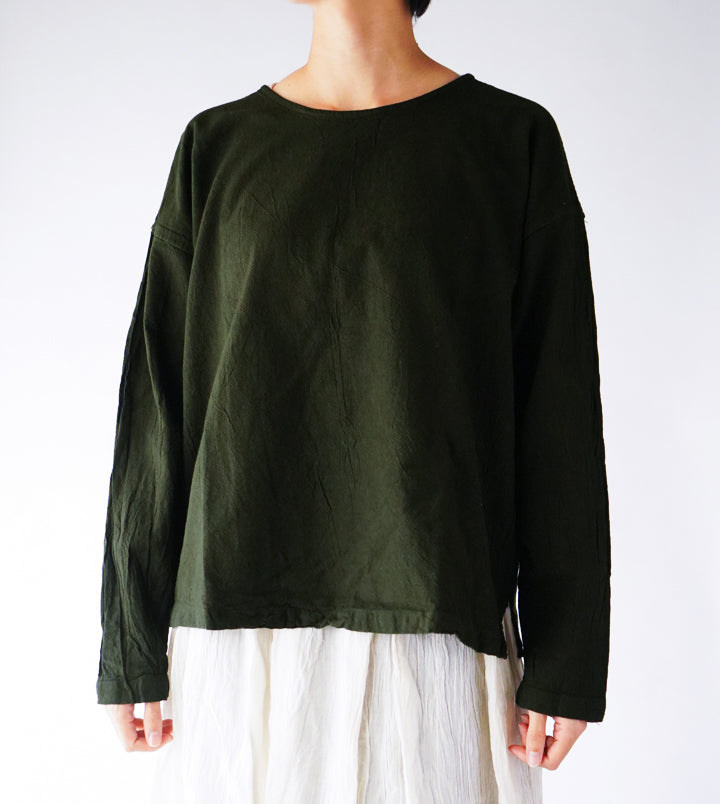 長袖ショート厚地