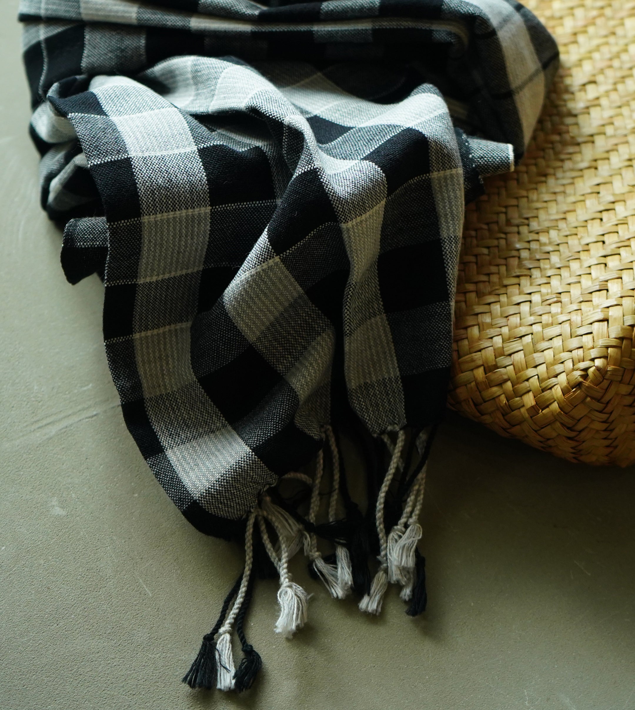 経ミックスバックチェックＬ　ブラック